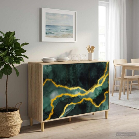 vidaXL Serviesskap WIJHE Sonoma 102 x 33 x 75 cm Konstruert tre