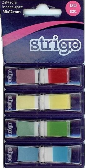 Indeksfaner 45X12 Mm 4 Farger Strigo Indeksfaner 45X12 Mm 4 Farger Strigo