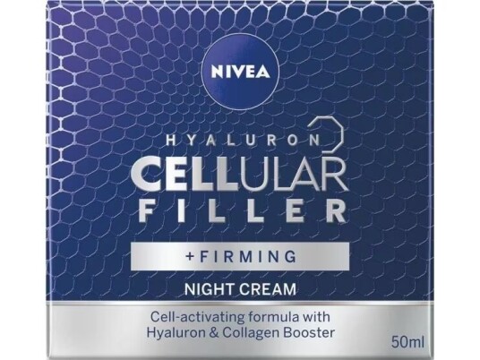 Nivea Hyaluron Cellular Filler + Oppstrammende anti-rynke natcreme 50ml Nivea Hyaluron Cellular Filler + Oppstrammende anti-rynke natcreme 50ml