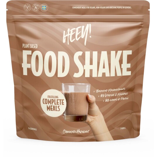 Heey! Vegan Food Shake Chocolate Hazelnut 1400 g Heey! Vegan Food Shake Chocolate Hazelnut 1400 g