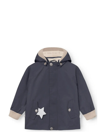 MINI A TURE Matwally Fleece Lined Jacket. Grs Navy 12M/80