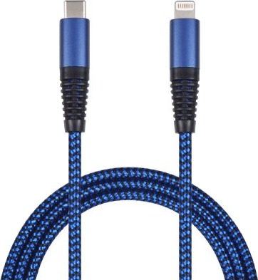 2Go 797196, 1 M, Lightning, Usb C, Hankjønn, Hankjønn, Blå 2Go 797196, 1 M, Lightning, Usb C, Hankjønn, Hankjønn, Blå