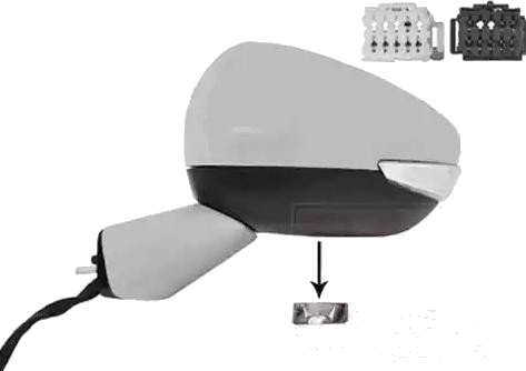 Sidespeil VAN WEZEL 0979817