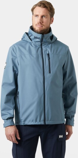 Helly Hansen Crew Seilerjakke Med Hette 2.0 Herre Marineblå 4xl