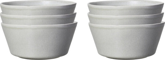 Scandi Living Sandsbro skål lysegrå Ø15 cm 6 pk