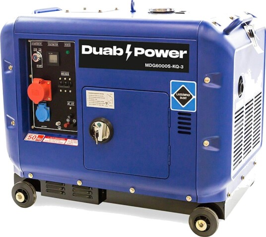 Duab-Power Strømaggregat Mdg6000s-Kq-3 3-Fas Diesel Stillegående Duab-Power Strømaggregat Mdg6000s-Kq-3 3-Fas Diesel Stillegående