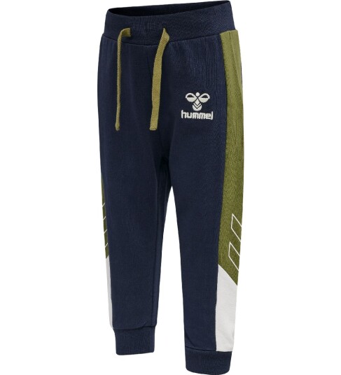 Hummel Joggebukse hmlFinn Black Iris 74 Joggebukse Blå Grønn