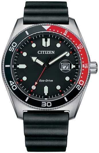 Citizen Herreklokke AW1769 10E Sport Sort/Gummi Ø43 mm Citizen Herreklokke AW1769 10E Sport Sort/Gummi Ø43 mm
