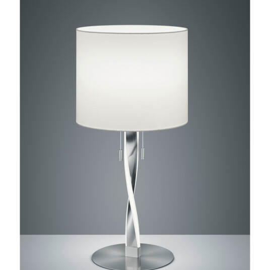 Trio Lighting Nandor bordlampe Nikkel Trio Lighting Nandor bordlampe Nikkel