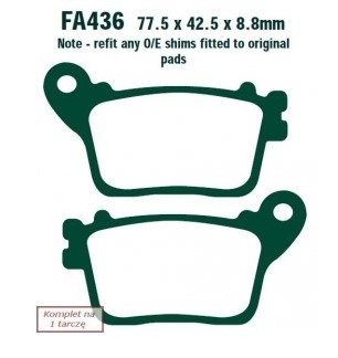 Bremseklosser EBC Brakes FA436