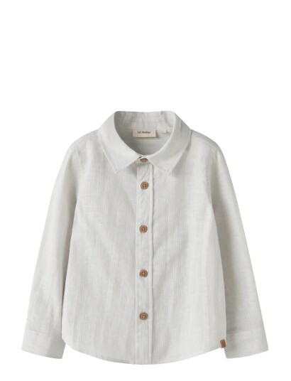 Lil"Atelier Nmmjesper Ls Shirt Lil Grey 110 Lil"Atelier Nmmjesper Ls Shirt Lil Grey 110