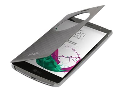 Lg Quick Circle Cfv-110 - Lommebok For Mobiltelefon - Titan - For Lg G4s H735, G4s H736 Lg Quick Circle Cfv-110 - Lommebok For Mobiltelefon - Titan - For Lg G4s H735, G4s H736