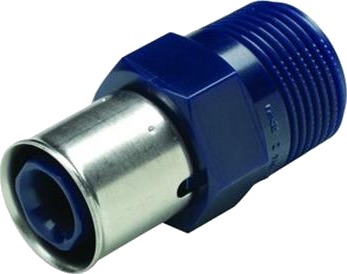 Wavin Tigris Ø15 mm x 1/2" Overgang med Nippel