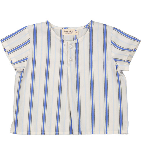 MarMar T skjorte Tero Chambray Stripe MarMar 68 T skjorte Blå Hvit 62