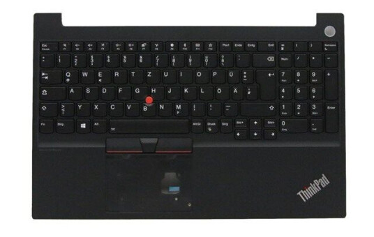 Lenovo - notebook replacement keyboard - with Trackpoint - QWERTZ - German - black - Brbart tastatur - til utskifting - Tysk - Svart