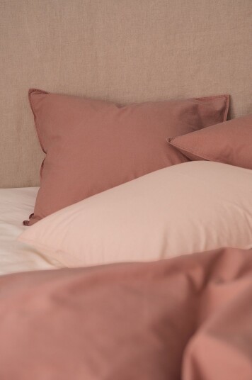 Ellos Home   Putevar Rania i vintagevasket bomull   Rosa
