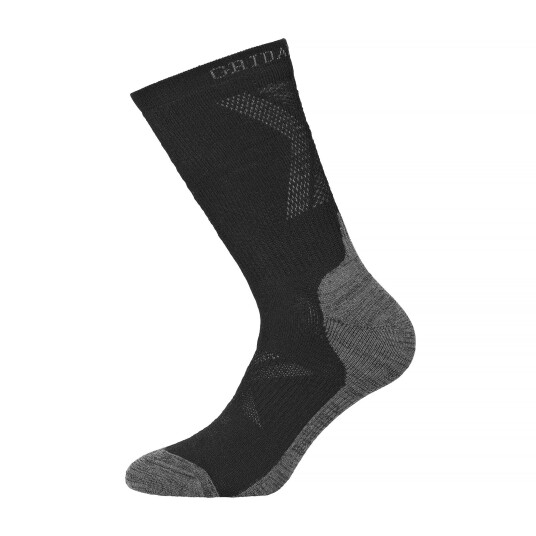 Gridarmor Merino Trekking Socks Jet Black 40-43, Jet black