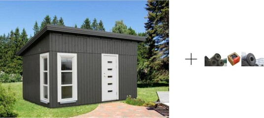 Anneks Palmako Etta 13,6 m2 med Papp Spiker og SBS Takbelegg