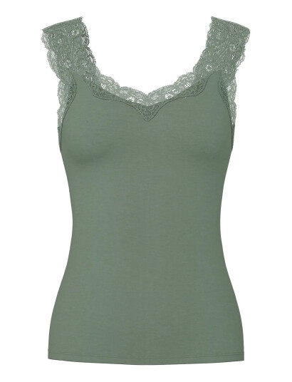 Pieces Pcbarbera Lace Top Jrs Noos Bc Green XS
