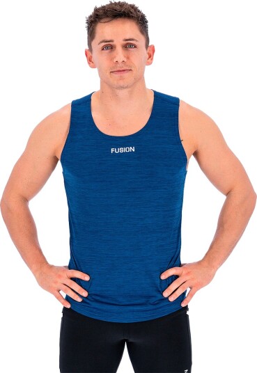 FUSION C3 Løpetopp Herre Blå L