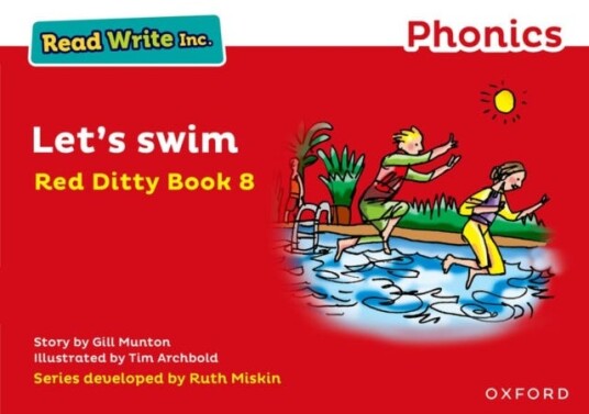 Read Write Inc. Phonics: Let'S Swim (Red Ditty Book 8) Av Gill Munton