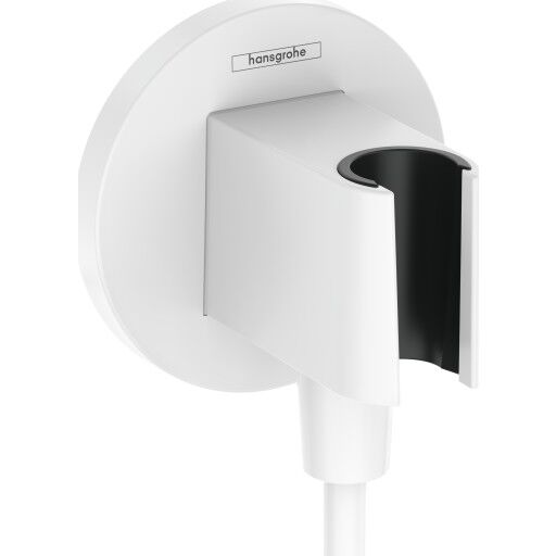 Hansgrohe FixFit S slangeuttak, matt hvit Hansgrohe FixFit S slangeuttak, matt hvit