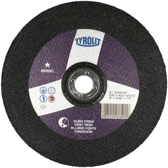 Skrubbskive Basic 27C ø230Ã8 AC30N-BF
