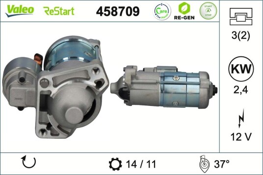 VALEO 458709 Starter VALEO 458709 Starter