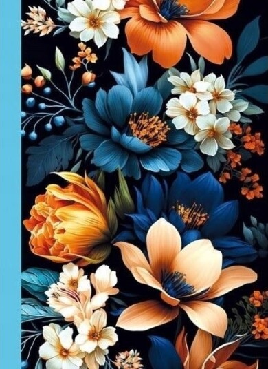 Fresh Dekorativ Notatbok 105X148/48K Rutenett Tw Flora |