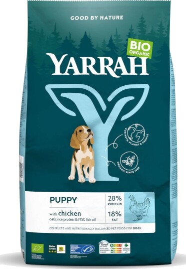 Yarrah Tørrfôr Puppy Organic Sparepakke 4 X 2 kg Yarrah Tørrfôr Puppy Organic Sparepakke 4 X 2 kg