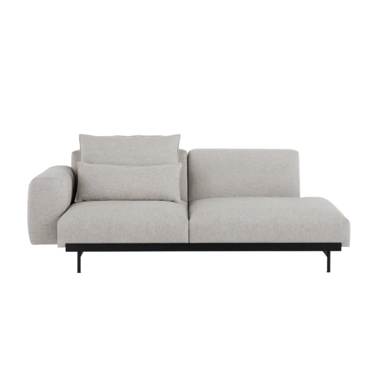 Muuto In Situ 2 seters modulsofa Konfig 3   Ocean80/Svart