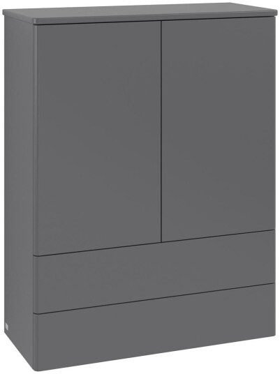Villeroy & Boch Villeroy & Boch Antao Høyskap 81,4x35,6x103,9 cm m/lys Antrasitt Villeroy & Boch Villeroy & Boch Antao Høyskap 81,4x35,6x103,9 cm m/lys Antrasitt