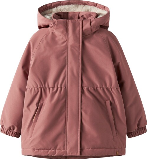 Lil" Atelier Vinterjakke - NmfLasnow05 - Visnet Rose - Lil Atelier - 1½ år (86) - Vinterjakke - Rosa