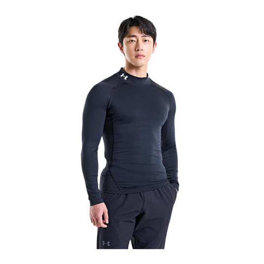 Under Armour Ua Hg Armour Comp Mock Ls - Black - M