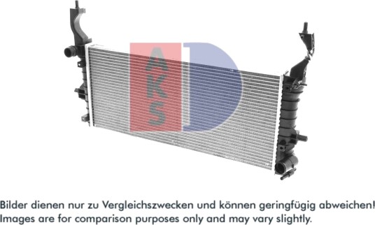 AKS DASIS 140670N Radiator motorkjøling