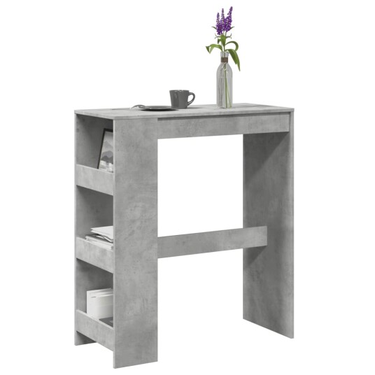  Barbord med stativer betonggrå 90x40x103,5 cm konstruert tre 8721158386649