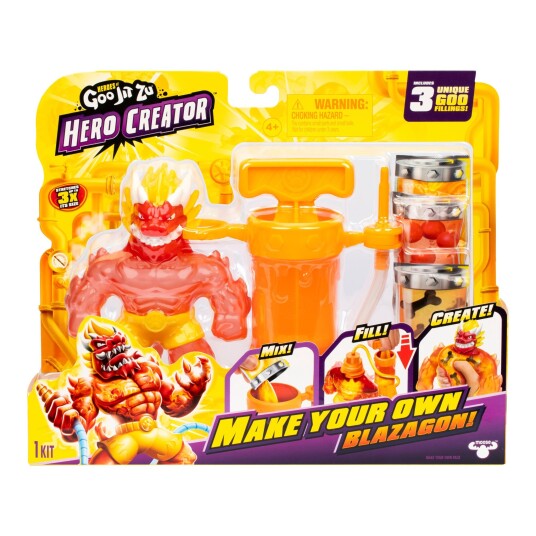 Goo Jit Zu Hero Creator Figur Blazagon i Plast Goo Jit Zu Hero Creator Figur Blazagon i Plast