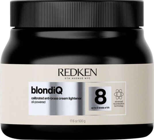 Redken BlondiQ 8 Calibrated Anti‑Brass Cream Lightener 500 g