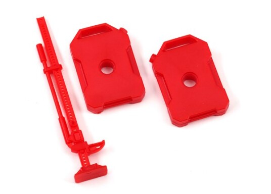 Traxxas 9721 Fuel Canisters Jack Red Land Rover Defender TRX-4M Traxxas 9721 Fuel Canisters Jack Red Land Rover Defender TRX-4M