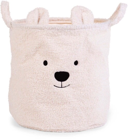 Childhome Teddy Oppbevaringskurv Stor Off White
