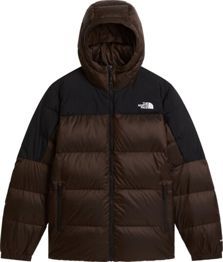 The North Face M Diablo Down 2.0 Hoodie Dark Chestnut Black Hea
