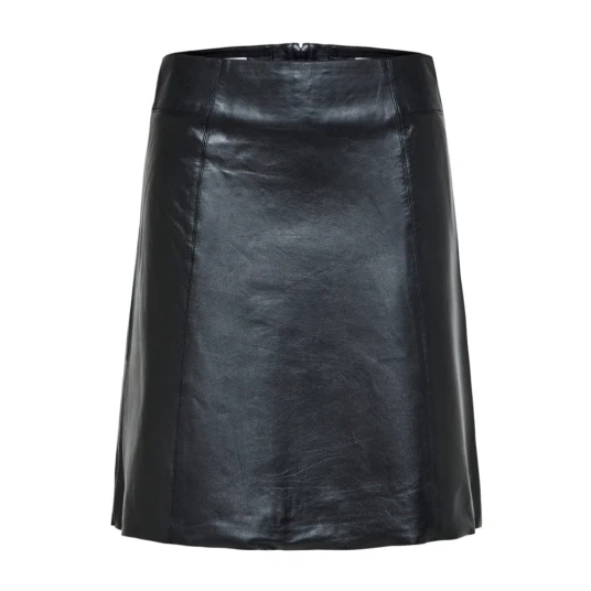Selected Femme New Ibi Mw Leather Skirt - Black 38 Selected Femme New Ibi Mw Leather Skirt - Black 38