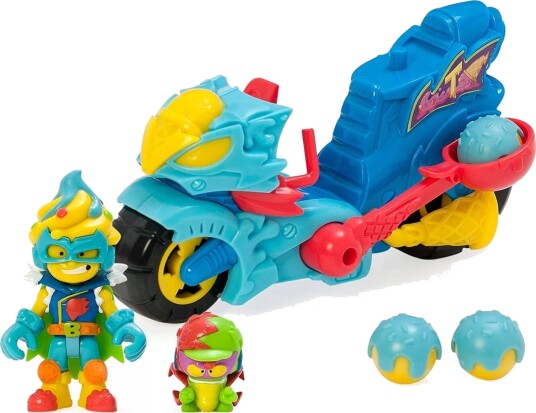 Superthings Turbo Ice Motorsykkel Med Katapult Lekesett 3+ År