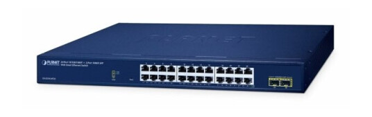 Planet 24-Port 10/100/1000T + 2-Port, Håndtert, L2, Gigabit Ethernet (10/100/1000), Full Tosidig