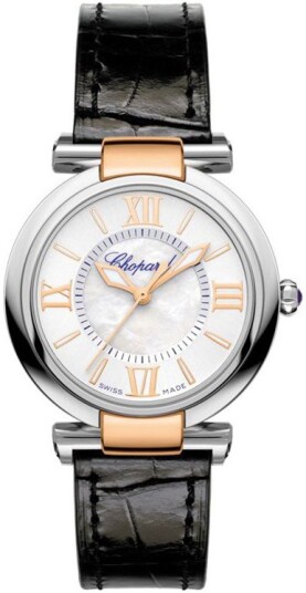 Chopard Dameklokke 388563 6005 Imperiale Hvit/Lær Ø29 mm