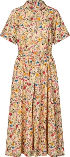 Lollys Laundry Blakell Midi Dress Ss Cream XXL Lollys Laundry Blakell Midi Dress Ss Cream XXL