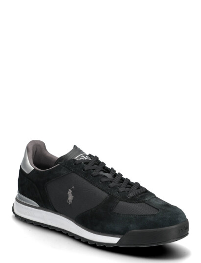 Polo Ralph Lauren Varick Suede & Oxford Sneaker - Black - 42.5 Polo Ralph Lauren Varick Suede & Oxford Sneaker - Black - 42.5