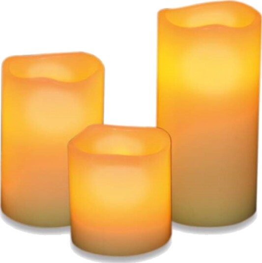 LC2193 LED-lys med bølgede kanter 3 stk
