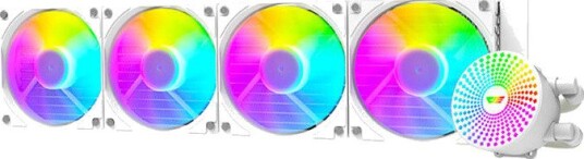 DarkFlash DC480 CPU Vannkjøler 4x120mm ARGB Intel & AMD Kompatibel Hvit DarkFlash DC480 CPU Vannkjøler 4x120mm ARGB Intel & AMD Kompatibel Hvit