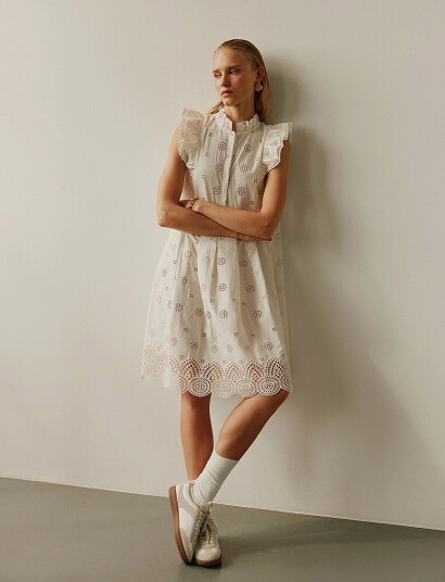Sofie Schnoor Helenasw Dress - Cream - 38 Sofie Schnoor Helenasw Dress - Cream - 38